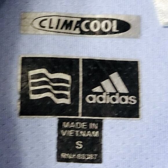 Adidas Quarter Zip Climacool Short Sleeve Sz Small - Picture 2 of 8